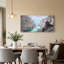 «Turquoise River Winding Through Grey Canyon», art mural sur toile-2118201287