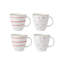 Lenox Garnet Bay Mugs, Set Of 4