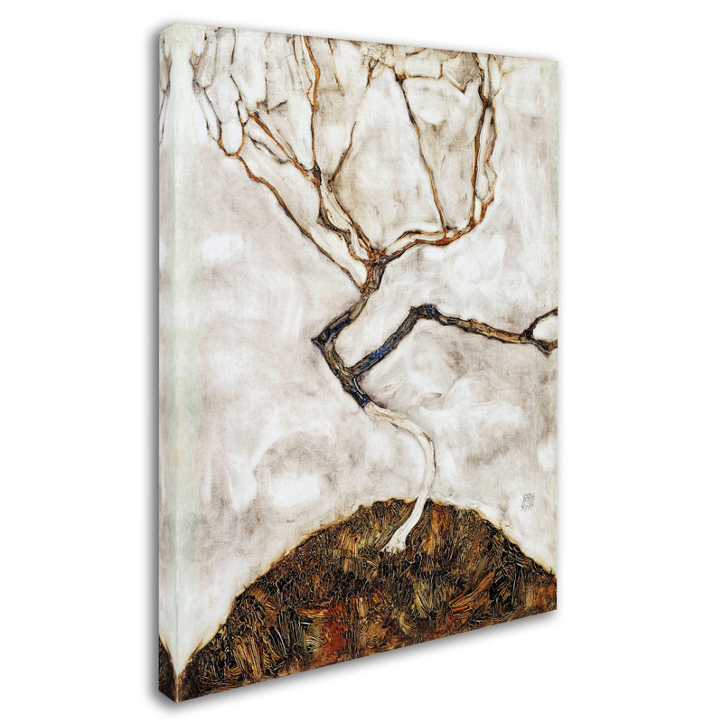 «Small Tree In Late Autumn», reproduction sur toile tendue, H 19 po x l 14 po