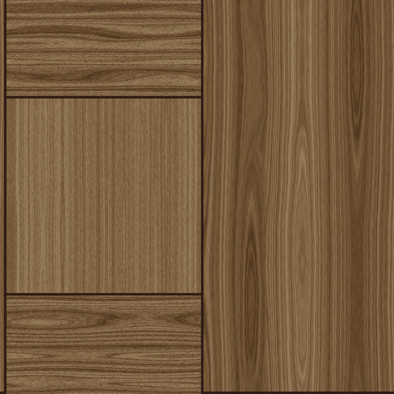 Keila 10.05m x 53cm Matte Wallpaper Roll, Dark Oak