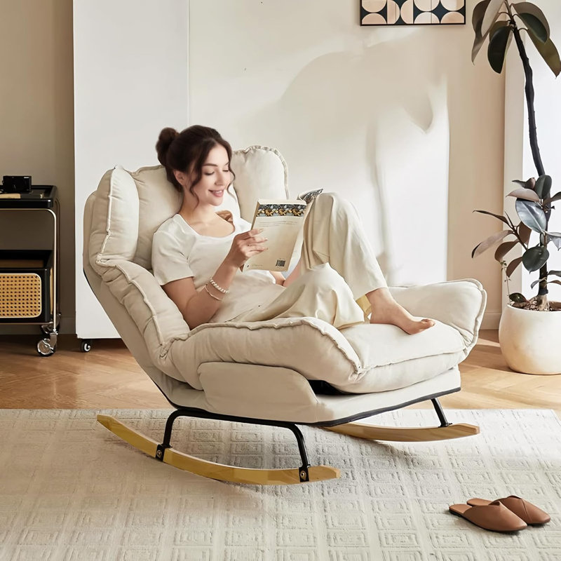 Rocking Chair, Beige