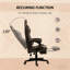 Fauteuil inclinable pivotant en polyuréthane