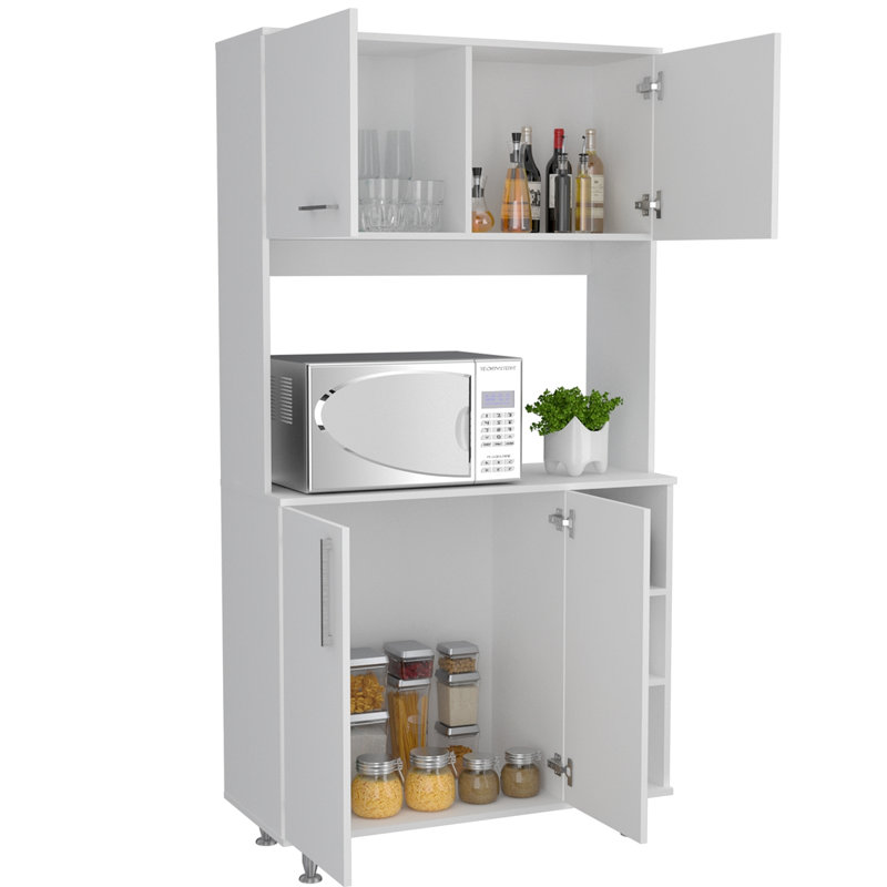 Ensemble 95 garde-manger, quatre pieds, Blanc