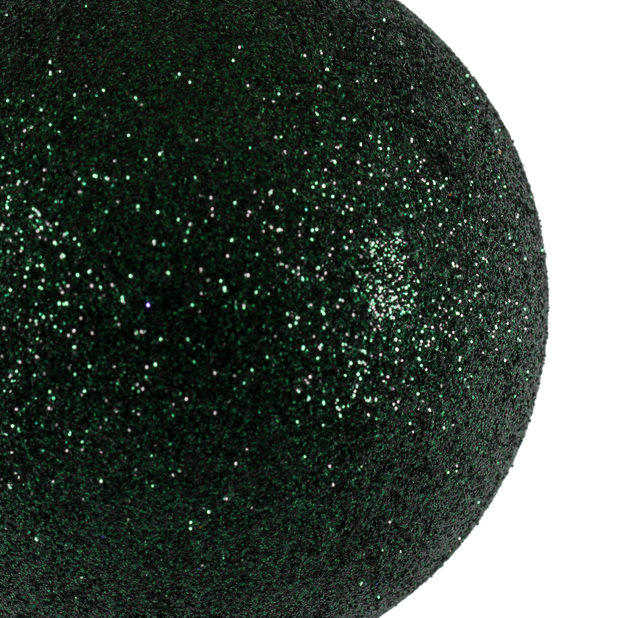 Holiday Décor Ball Ornament, 2.4" H x 2.4" W x 2.4" D, 24, Midnight Green
