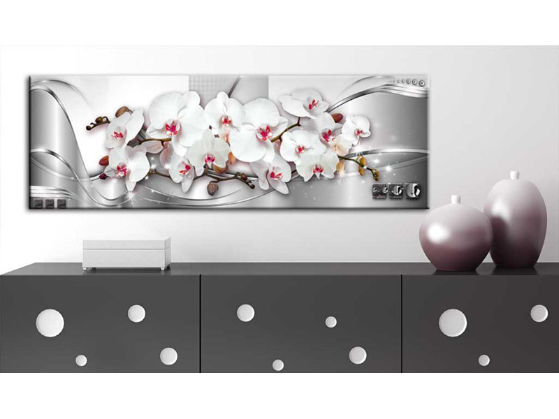 Arrangement de fleurs - impression sur toile panoramique, H 17,7 po x l 53,1 po