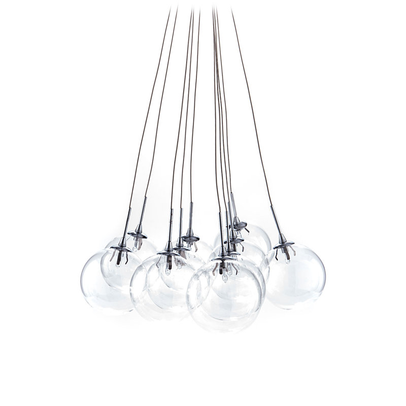 Jackeline 10 - Light Chrome Cluster Pendant