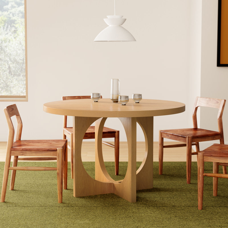 Vischer Round Dining Table, Natural