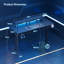 Metal Base Computer Desk with Power Outlet-1642072995