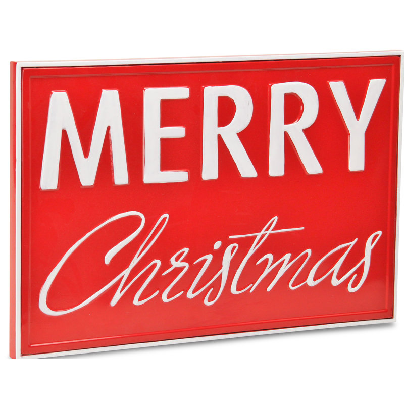Plaque « Merry Christmas »