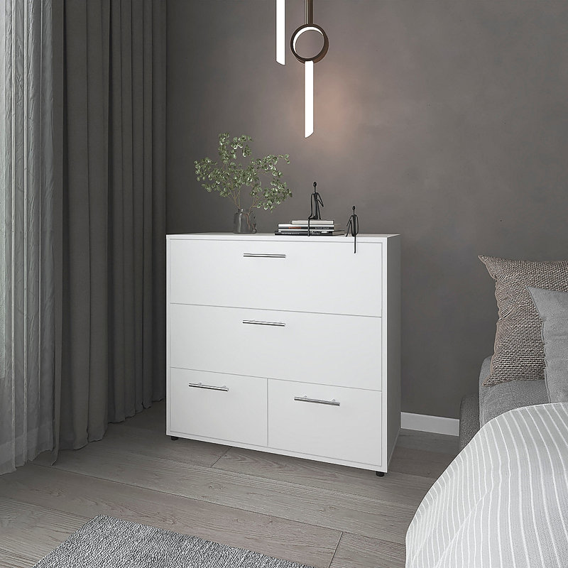 Commode avec 4 tiroirs spacieux