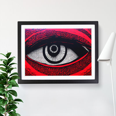 Human Eye Abstract - Single Picture Frame Print