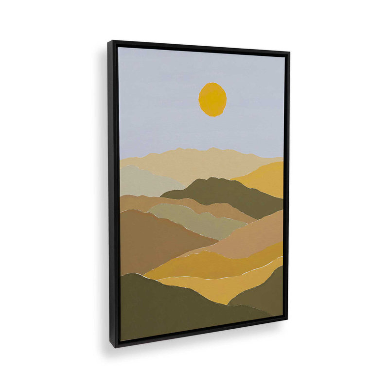 «Beautiful Fall Colors» par Garima Dhawan, reproduction d'art, Noir, Cadre flottant, H 16 po x l 12 po