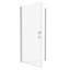 Porte de douche pivotante universelle à ouverture 1 3/8 po avec verre trempé de 1/4 po-102465252