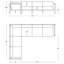 Canapé modulaire d'extérieur en teck Haven avec coussins Sunbrella en pierre grise-66452855-128797538