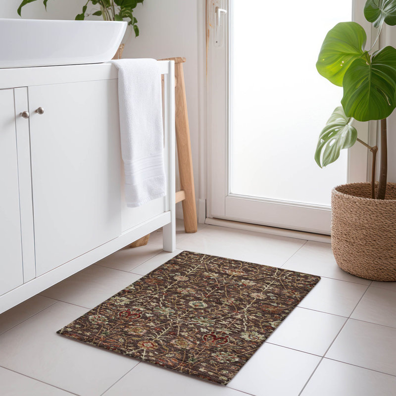 Tapis Chayil avec envers antidérapant, Rectangle 1'8" x 2'6"