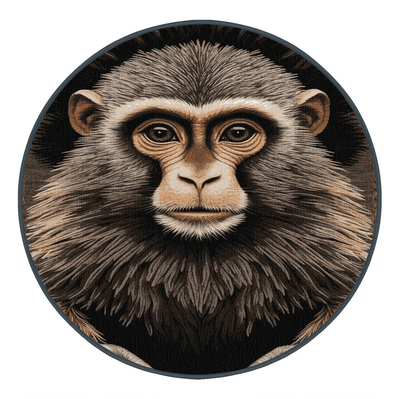  Tapis lavable Potto, Rond 3 pi