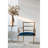 Almond Upholstered Armchair