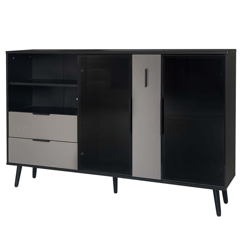 Fiallo 55,1 de large, Noir / gris