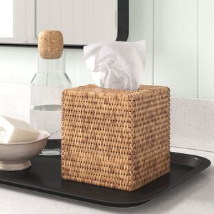 Panier de papier toilettes pour WC, en osier, coffre de rangement, osier  style délavé antique : : Cuisine et Maison