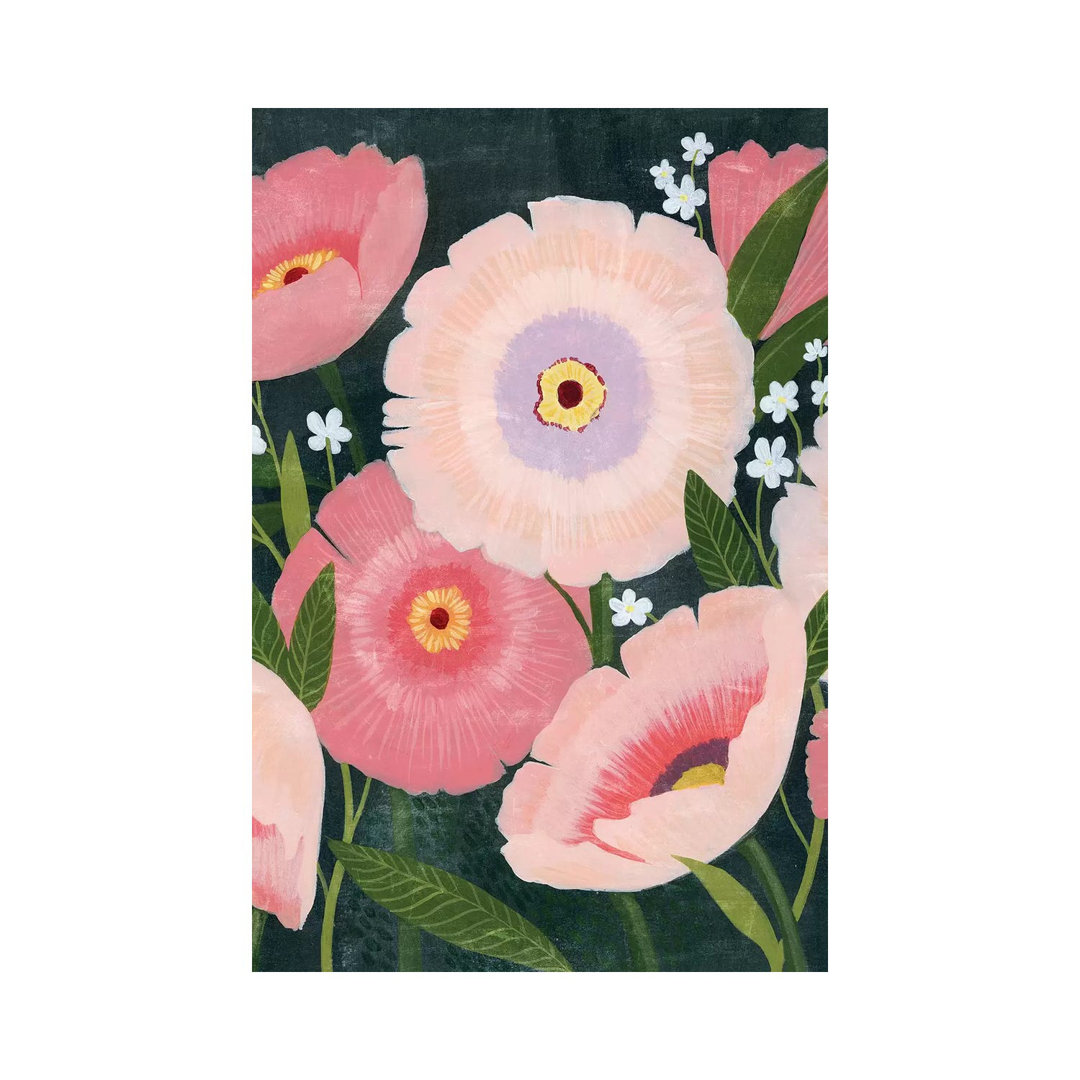 Nighttime Blooms I by Grace Popp - Wrapped Canvas Gallery-Wrapped Canvas GiclÃ©e