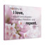 I Love Repent Revelation 3:19 - Wrapped Canvas Print-305013732