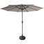 Parasol d'extérieur 9 'en aluminium pour patio