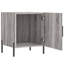 Abeda 40cm W Iron Bedside Table-944841234