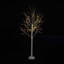 Ensemble d'arbre de bouleau illuminé, 4 pi 48 DEL / 5 pi 72 DEL / 6 pi 96 DEL avec lumières blanc chaud