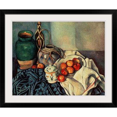 «Still Life with Apples, 1893 94» par Paul Cezanne - reproduction d'art