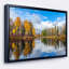 «Nice Autumn Trees with Forest Lake», reproduction de photo sur toile tendue-26692560-64636520