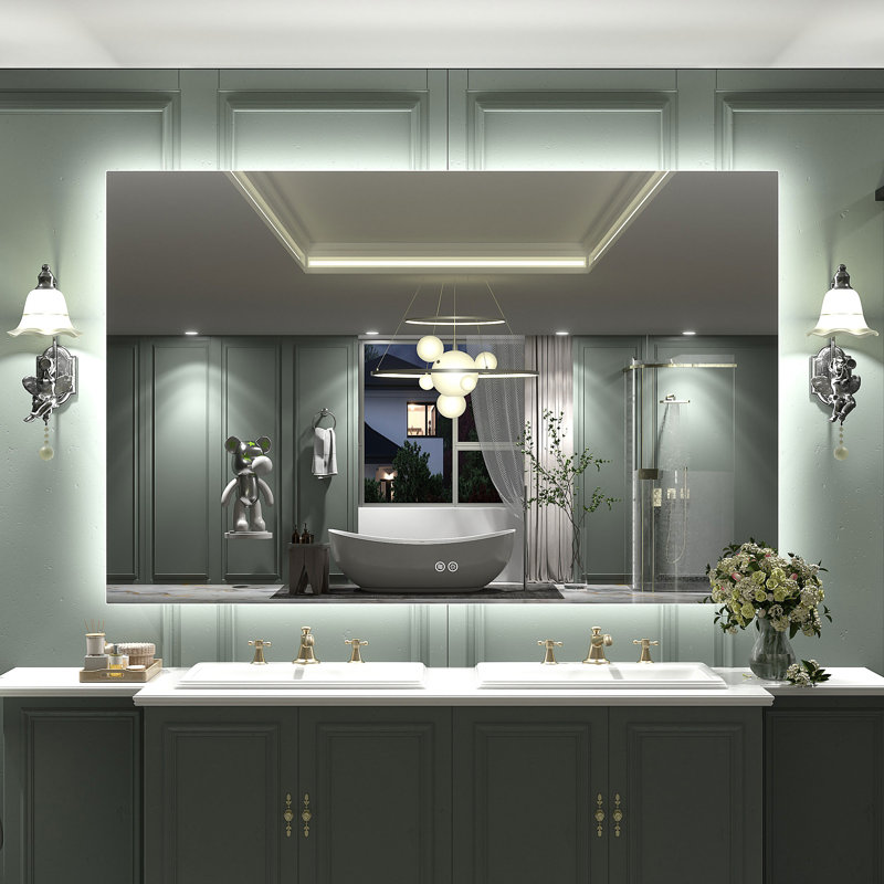 Miroir de salle de bain , 57 po x 36 po