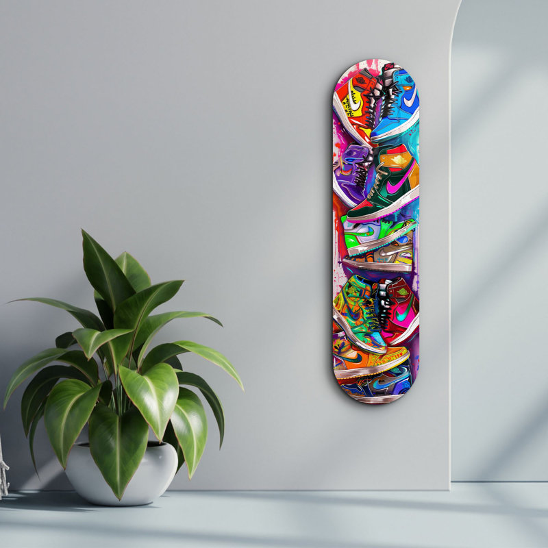 Peinture décorative en verre trempé