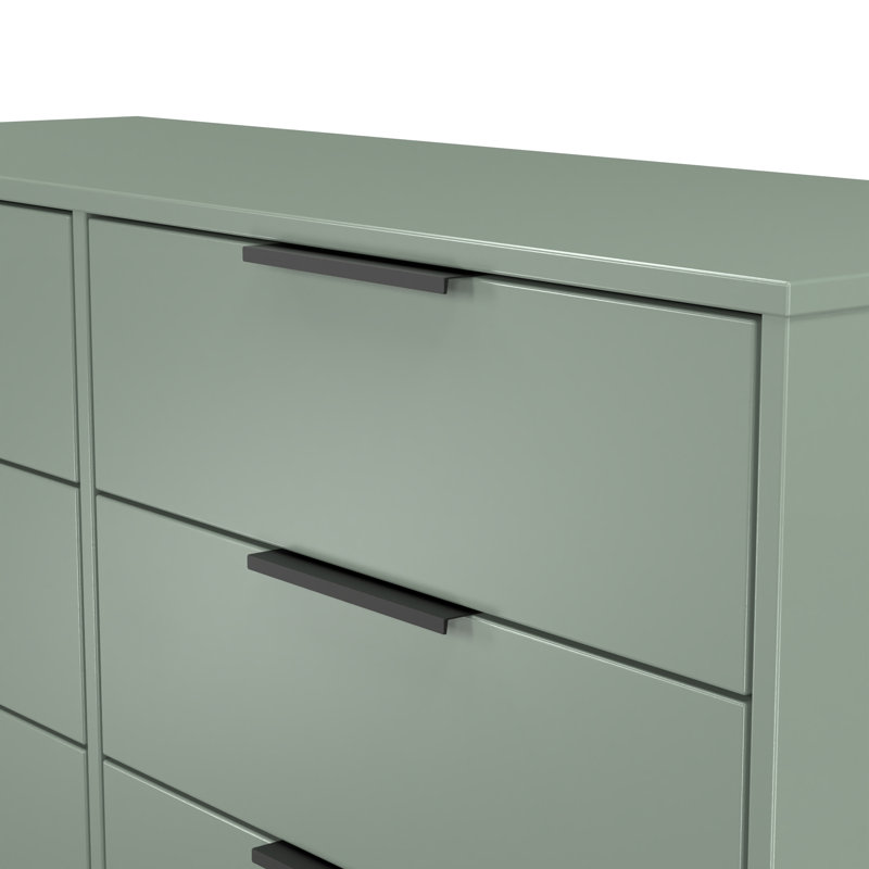 Turah 115cm W 6 - Drawer Chest of Drawers, Reed Green