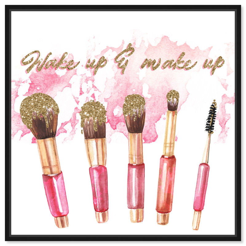 «Fashion and Glam Wake Up and Make Up Mak déguisement», reproduction d'art sur toile, H 16 po x l 16 po x P 1,5 po
