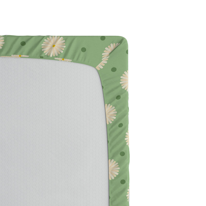 Microfiber Polka Dots Fitted Sheet, Twin XL Fitted Sheet