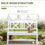 Banc de jardin de style nordique, banc de jardin en bois