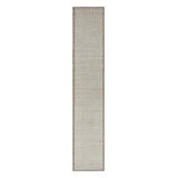 Rug & Kilim’S Extra-Long Kilim Runner Rug With White Textural Stripes And Striae