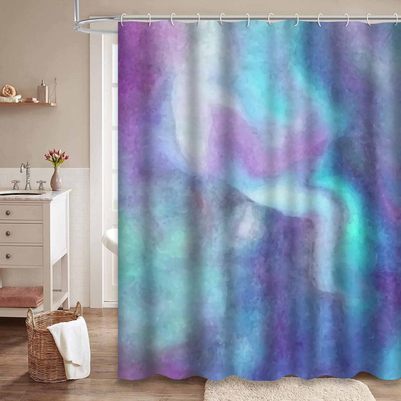 Rideau de douche abstrait abstrait 12 pi, L 72 po x l 72 po