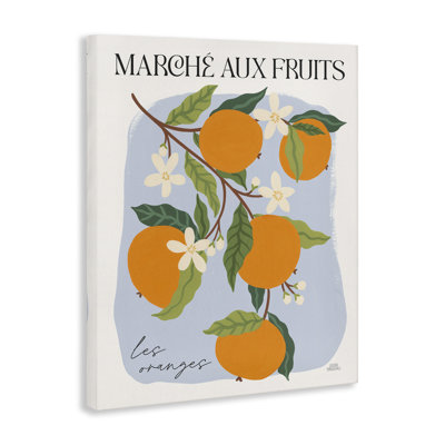 Marche Aux Oranges Canvas Wall Art by Wild Apple Portfolio