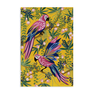 Art mural sur toile Maximalist Parrots
