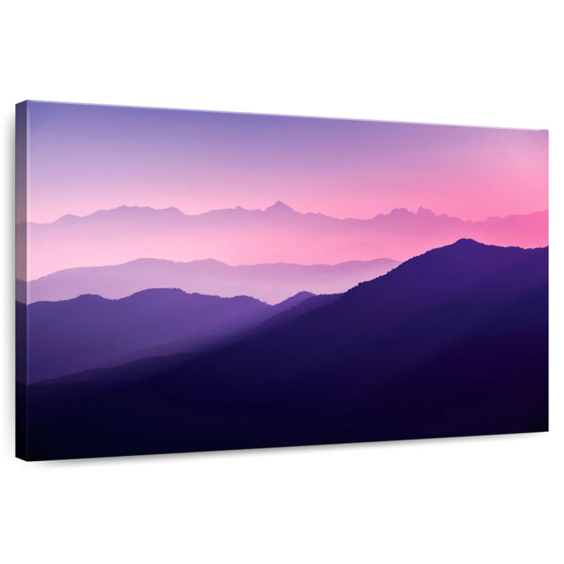 Gradient Mountain, 8" H x 12" W