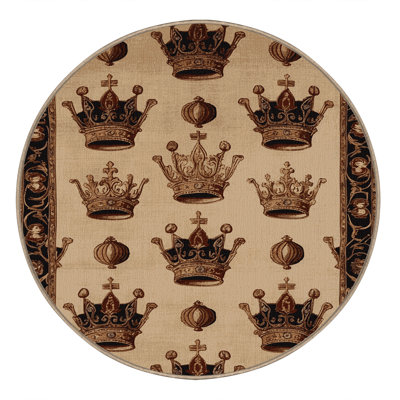 Tapis beige français lavable à la machine