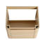 Meuble-lavabo mural 48 po avec lavabo en céramique, 2 tablettes de rangement et 1 porte à fermeture en douceur
