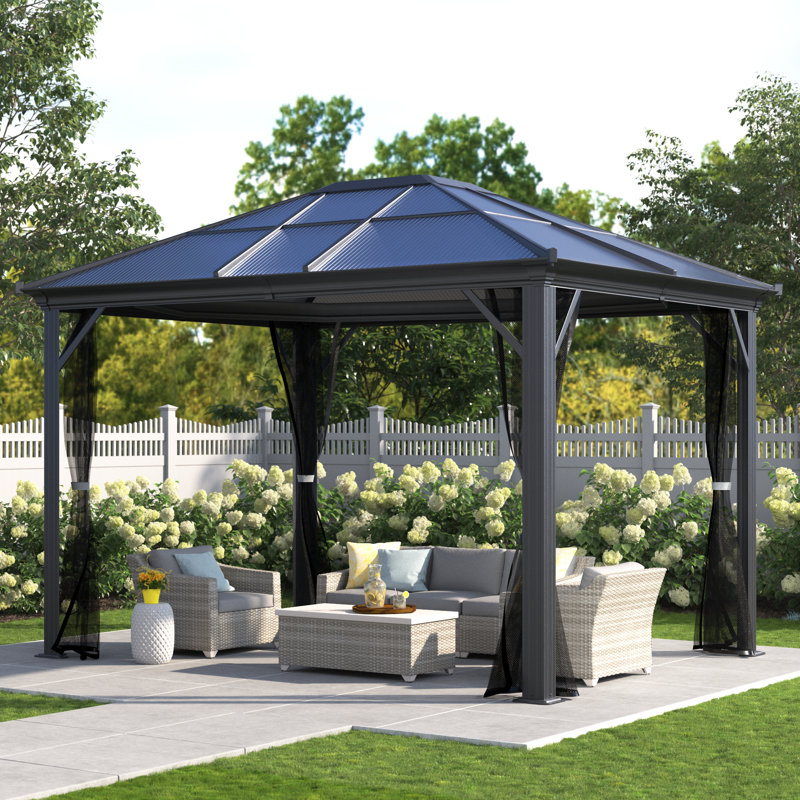 Celesse 10 ft. x 12 ft. Gazebo, 8.5' H x 12' W x 10' D