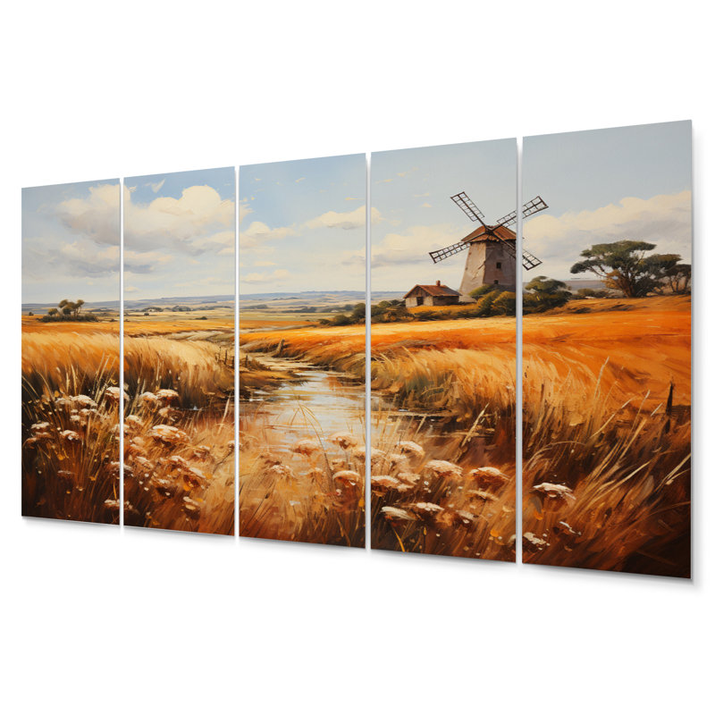 Denmark Windmill Serenade Cities & Countries Wall Decor on Metal