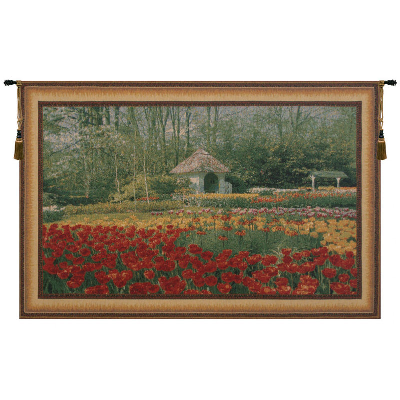Loom Woven Cotton Blend Wall Hanging, 26" H x 40" W
