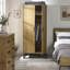 Light Oak Effect 2 Door Wardrobe