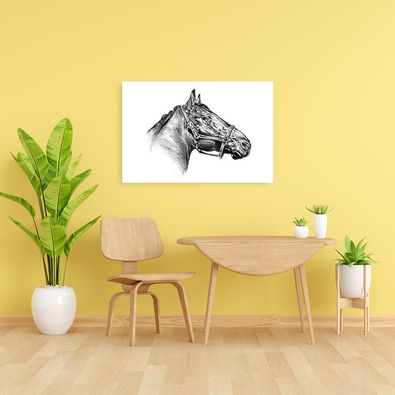 Impression d'art mural majestueux, cheval contemporain, H 24 po x l 36 po