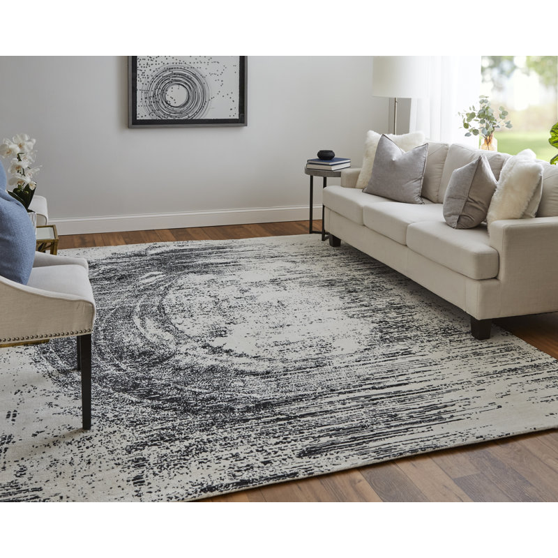 Tapis rectangulaire Eshwar, Rectangle 3 pi 6 po x 5 pi 6 po