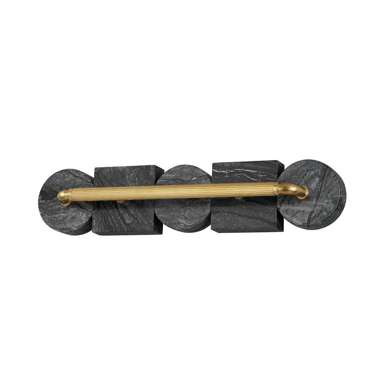 Sena 1 Light Wall Sconce, Burnished Nickel, 23" H x 5" W x 5" D